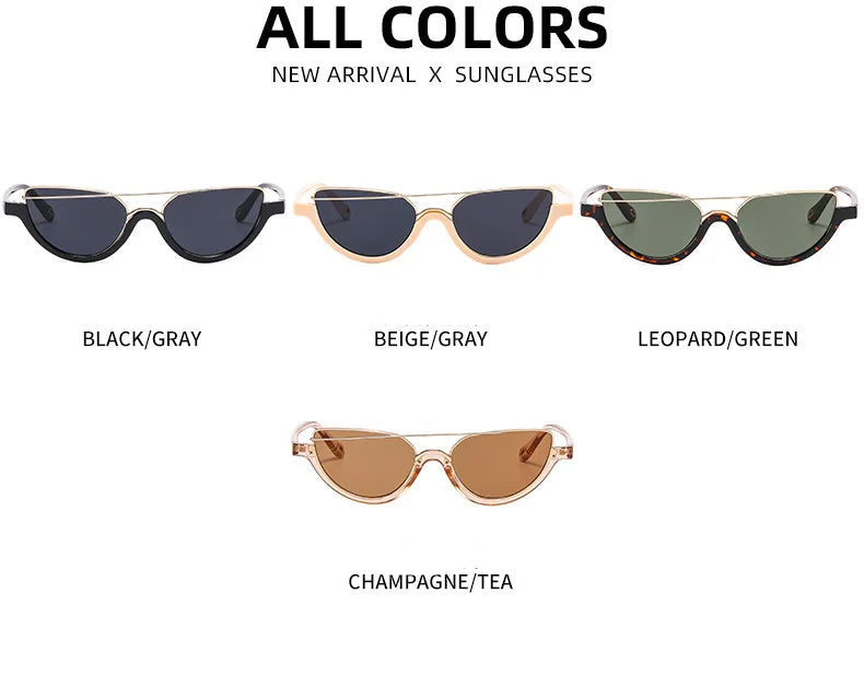 Small Frame Cat's Eye Sunglasses