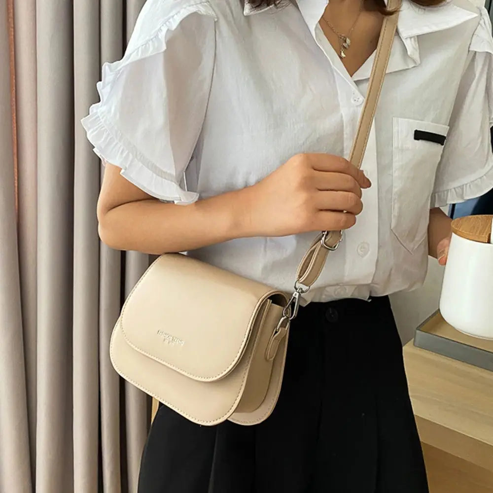 Trendy Saddle Shoulder Bag