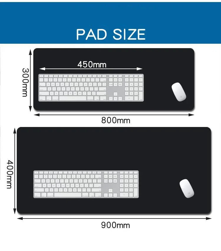 XL Gaming Mouse Pad – Large Desk Mat for Keyboard & Mouse, Extended Computer Table Surface