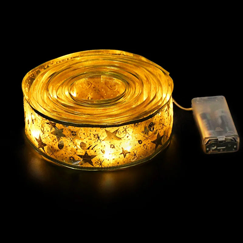 LED Ribbon Lights – Christmas Tree Bows & DIY Holiday Decorations