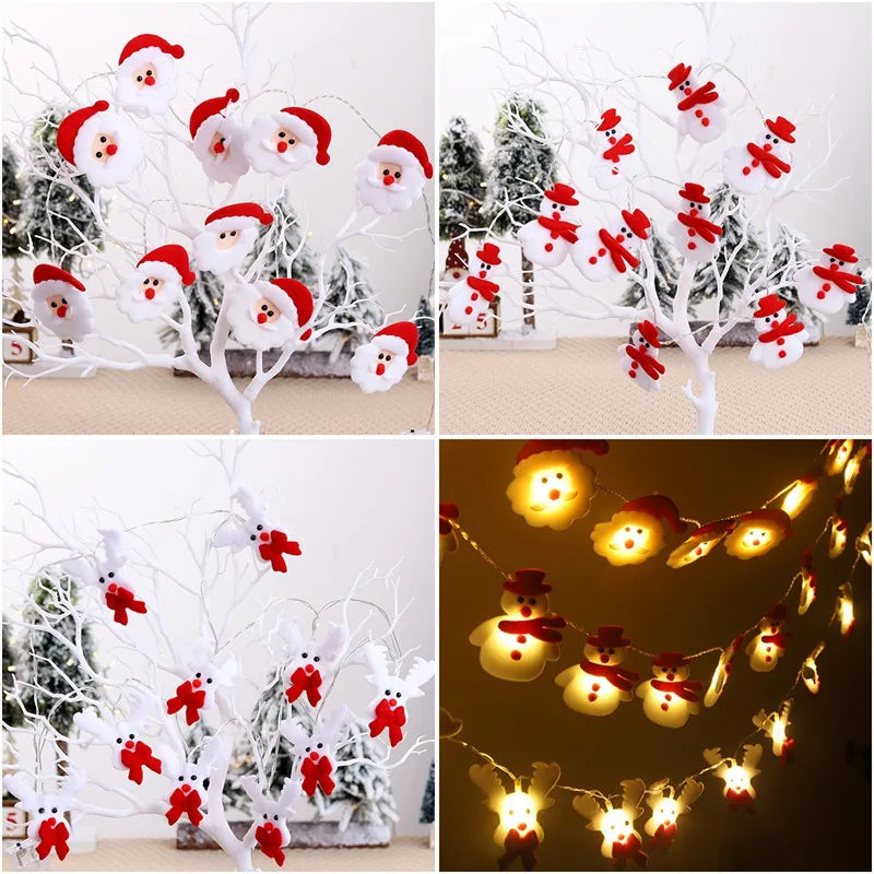 Snowman LED Garland String Lights