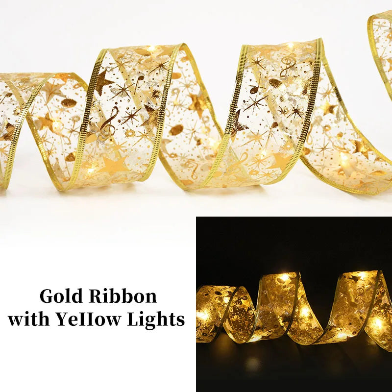 LED Ribbon Lights – Christmas Tree Bows & DIY Holiday Decorations