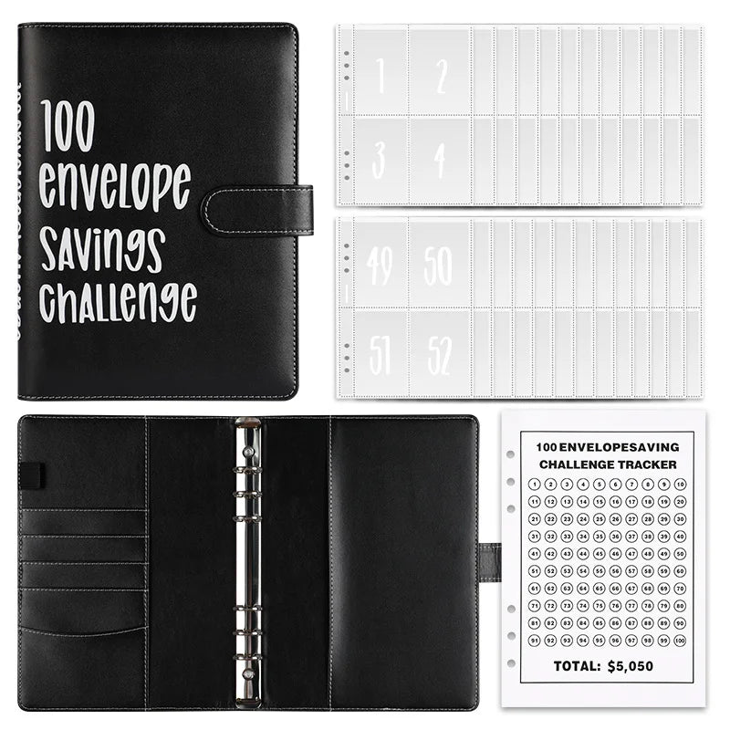 100 Envelopes Money Saving Challenge Budget Binder