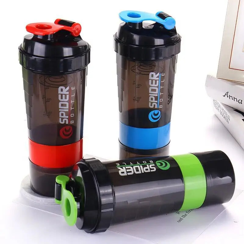 3 Layers Shaker Protein Bottle