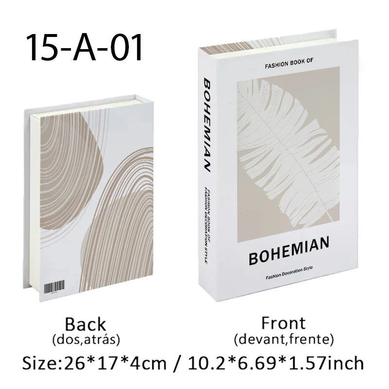 Luxury Decorative Fake Book with Hidden Storage