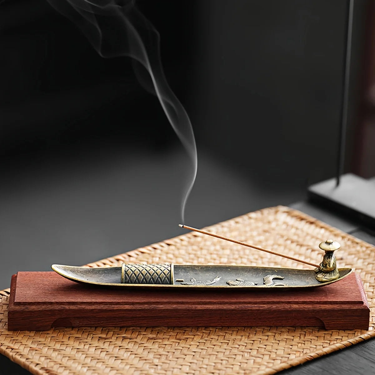 Japanese Style Boat Incense Holder