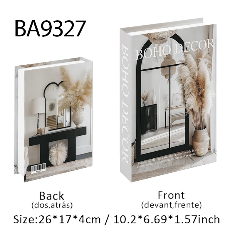 Luxury Decorative Fake Book with Hidden Storage