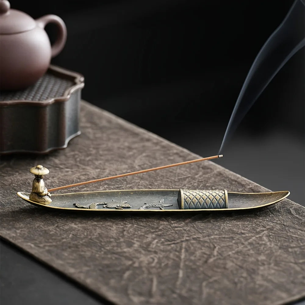 Japanese Style Boat Incense Holder