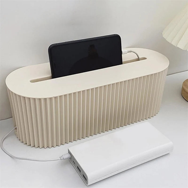 Nordic Plug Board Storage Box Cable Wire Organizer