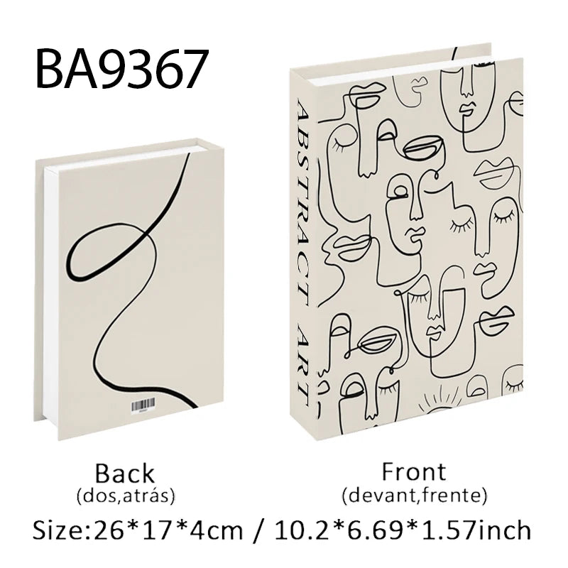 Luxury Decorative Fake Book with Hidden Storage