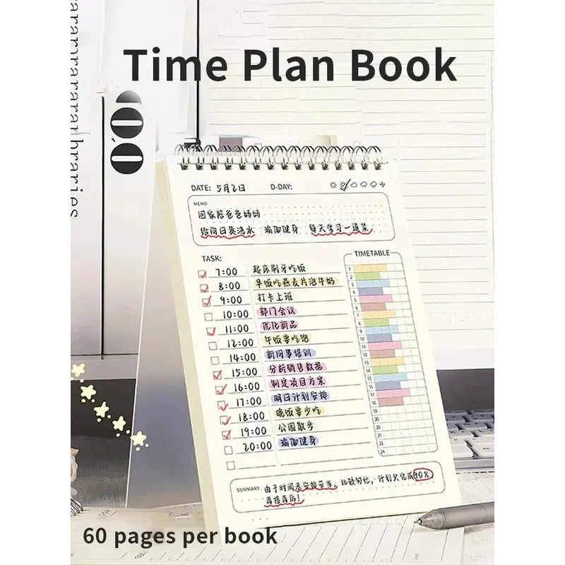 Planner Agenda Spiral A5 Notebook