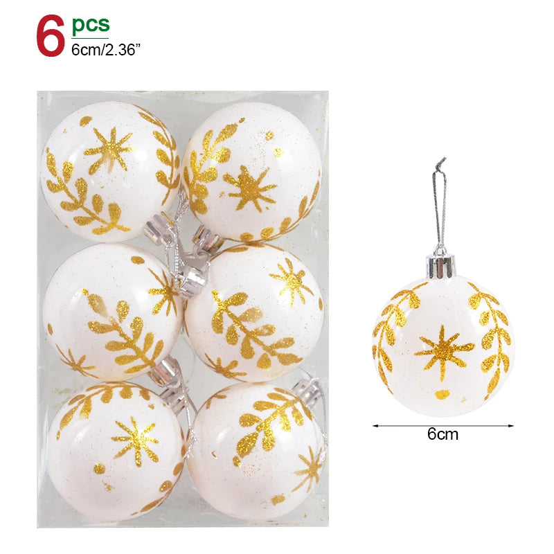 Clear Hanging Baubles for Christmas Tree Decoration