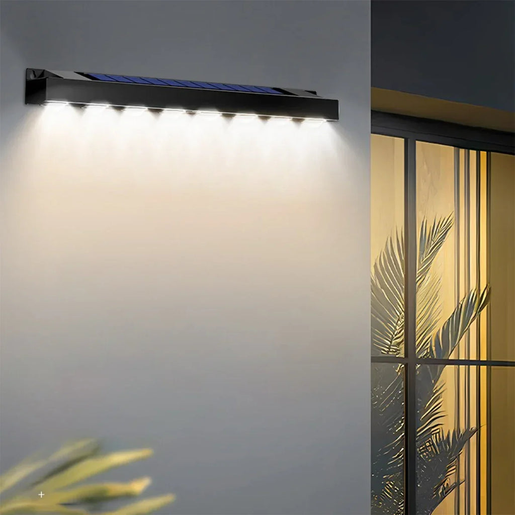 LED Solar Wall Light Outdoor Garden Decor