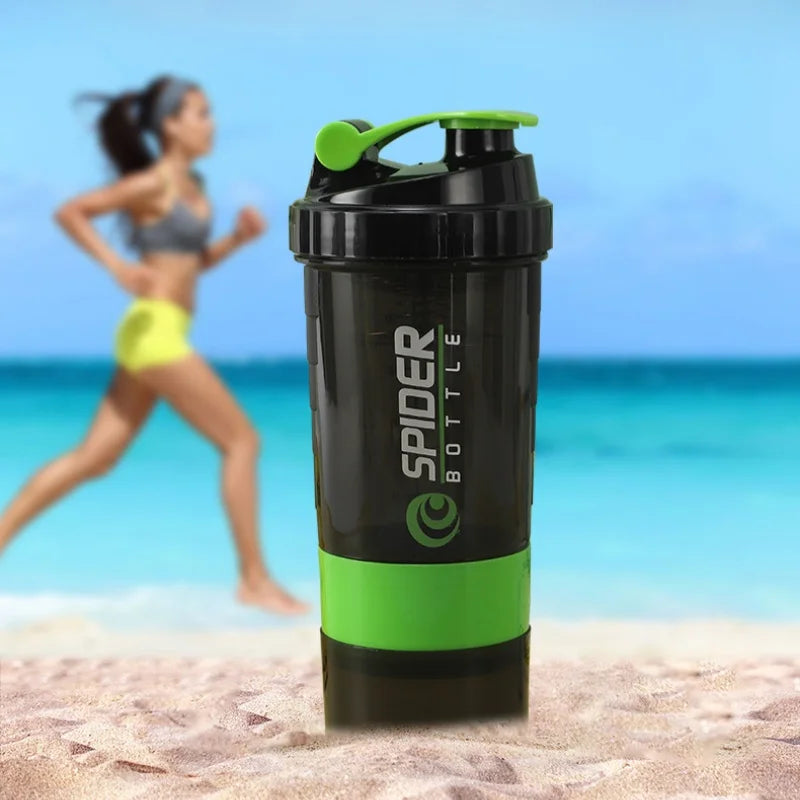 3 Layers Shaker Protein Bottle