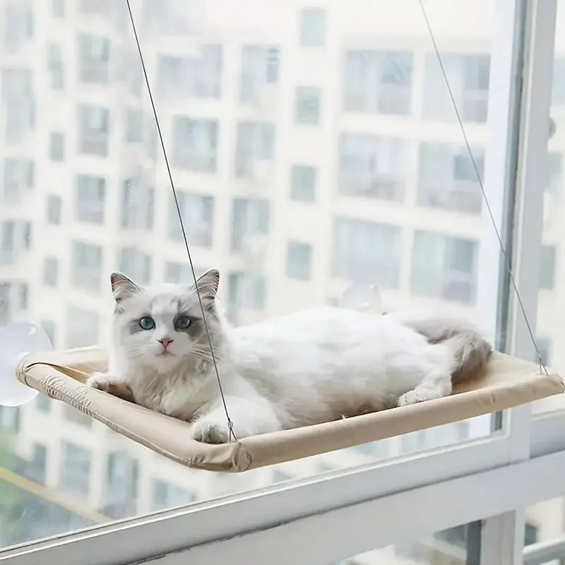Ultra-Soft Pet Window Hammock Bed