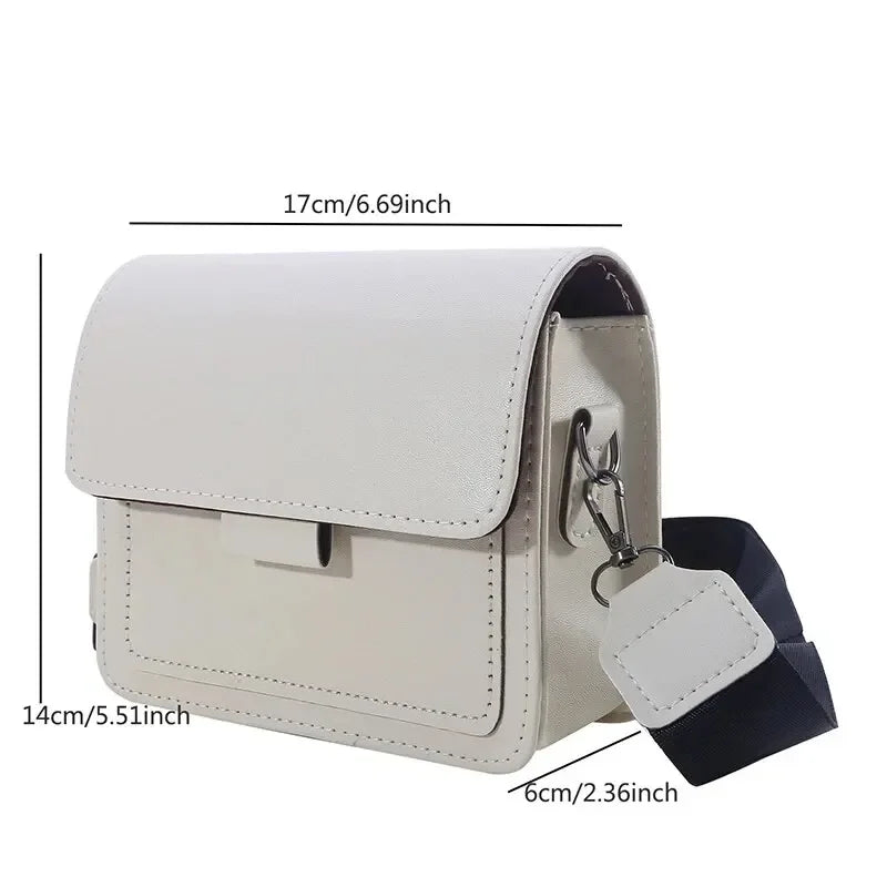 Leather Flap Bag for Women