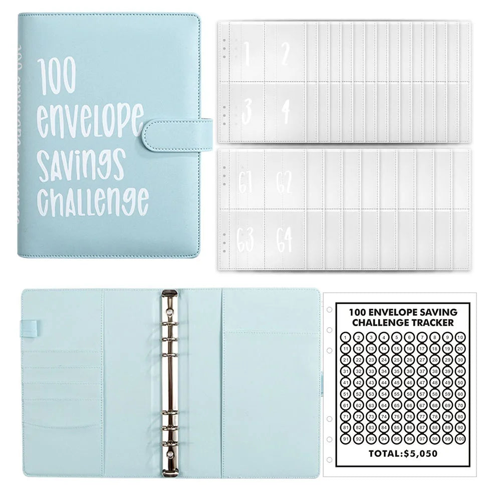 100 Envelopes Money Saving Challenge Budget Binder