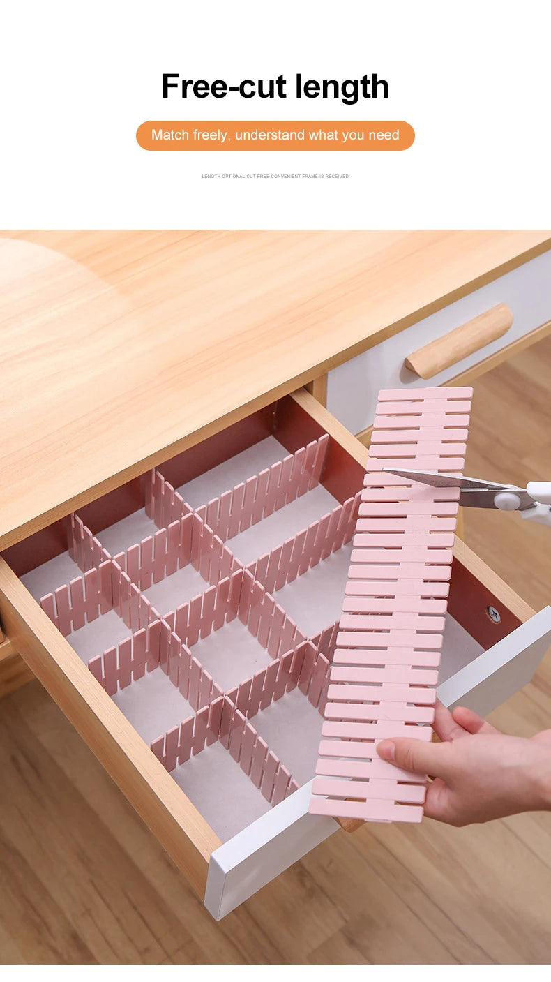 Pink Divider Adjustable Storage