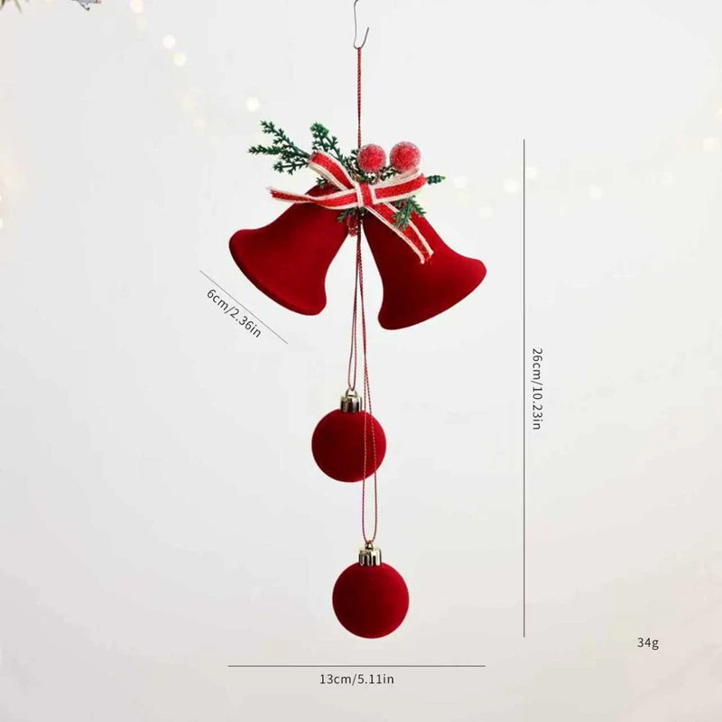 Christmas Ball Ornament with Nordic Bells