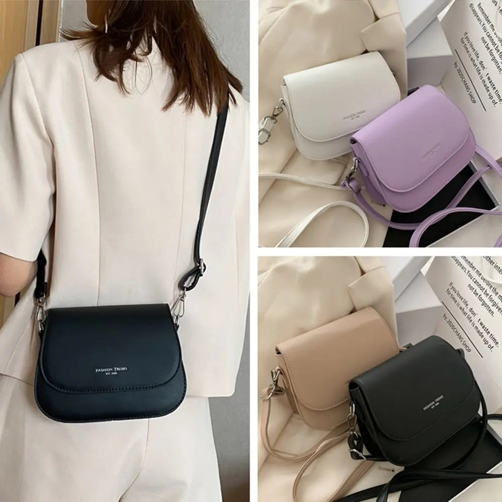 Trendy Saddle Shoulder Bag