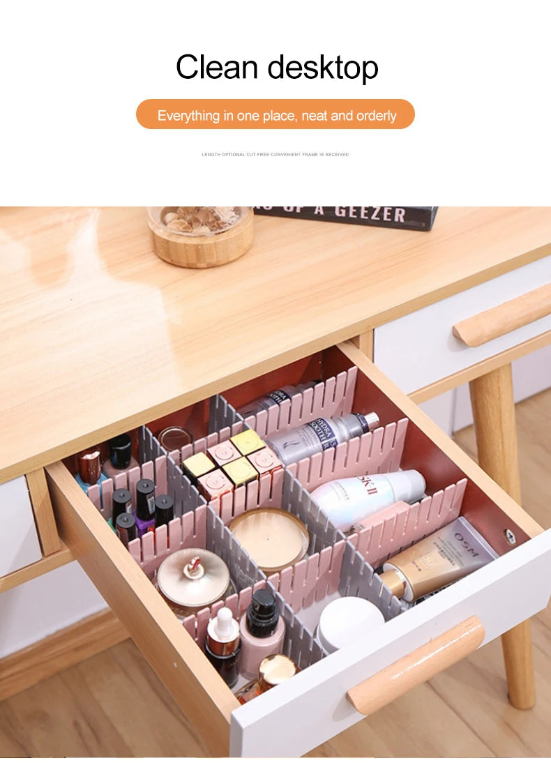 Pink Divider Adjustable Storage
