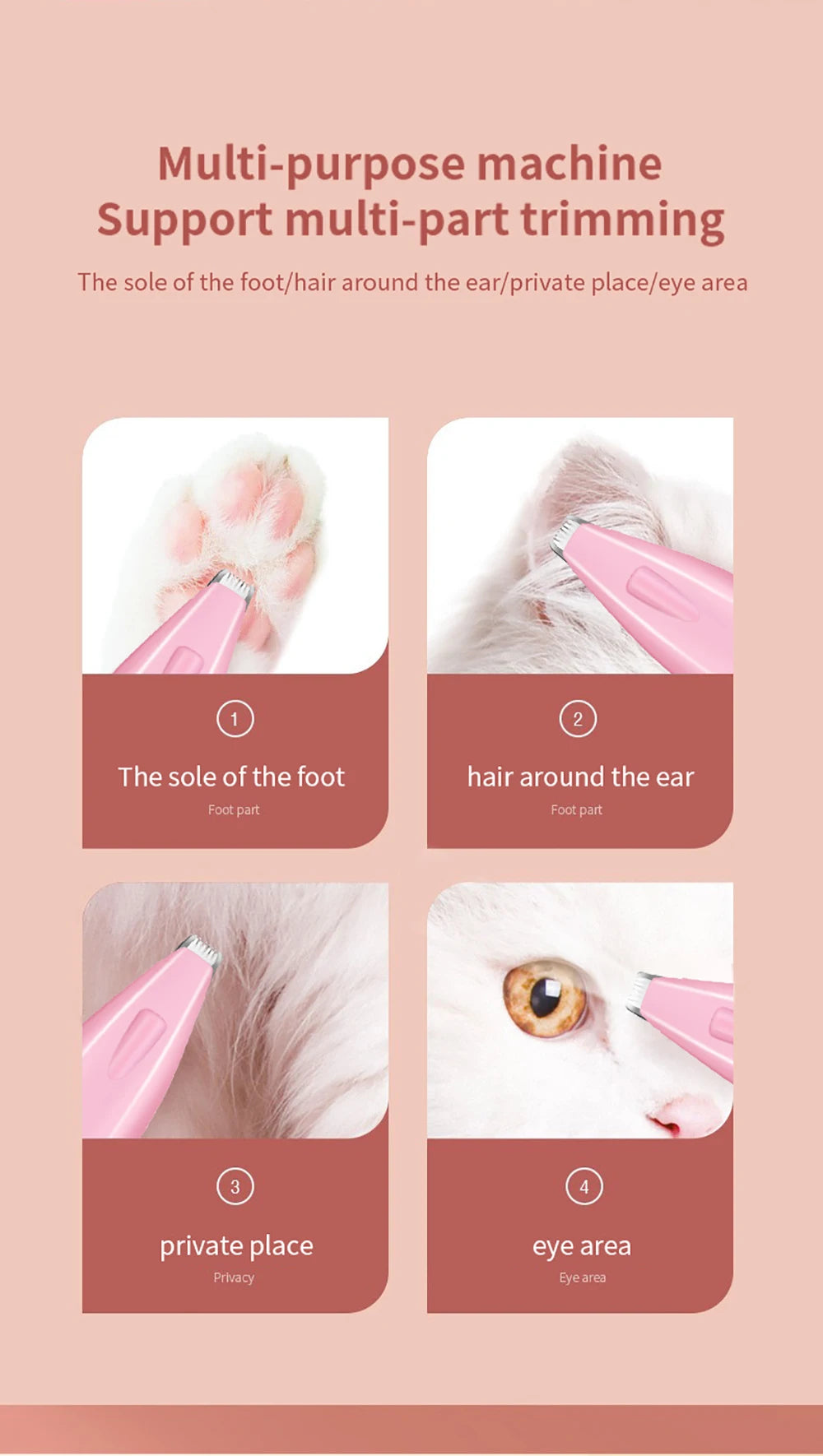 Electric Pet Hair Trimmer