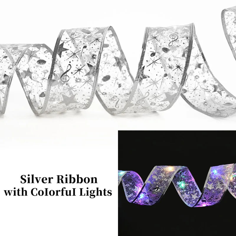 LED Ribbon Lights – Christmas Tree Bows & DIY Holiday Decorations