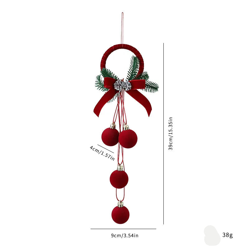 Christmas Ball Ornament with Nordic Bells